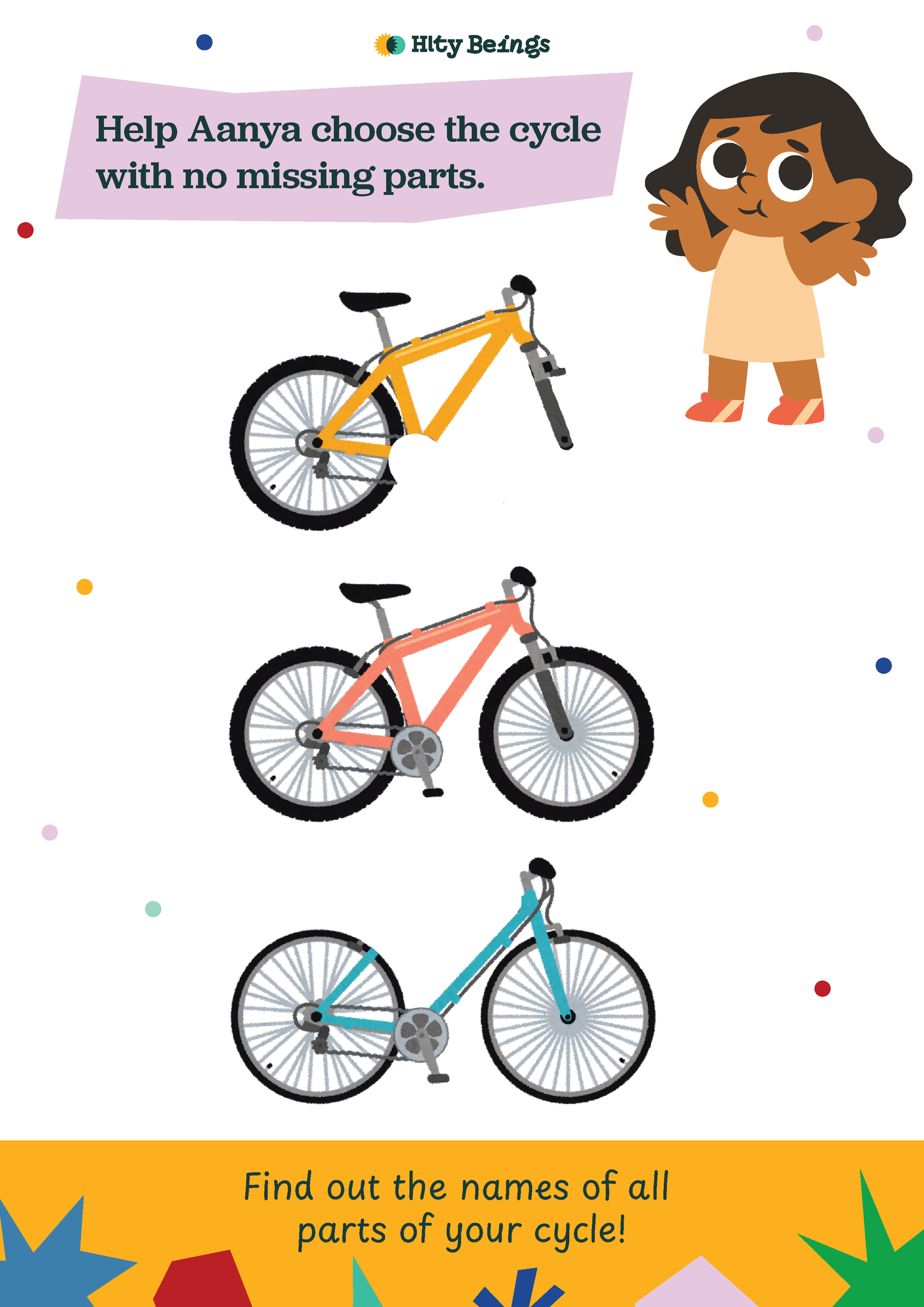 Outdoor Games Activity Sheets — Free Printable LKG (Set of 4)