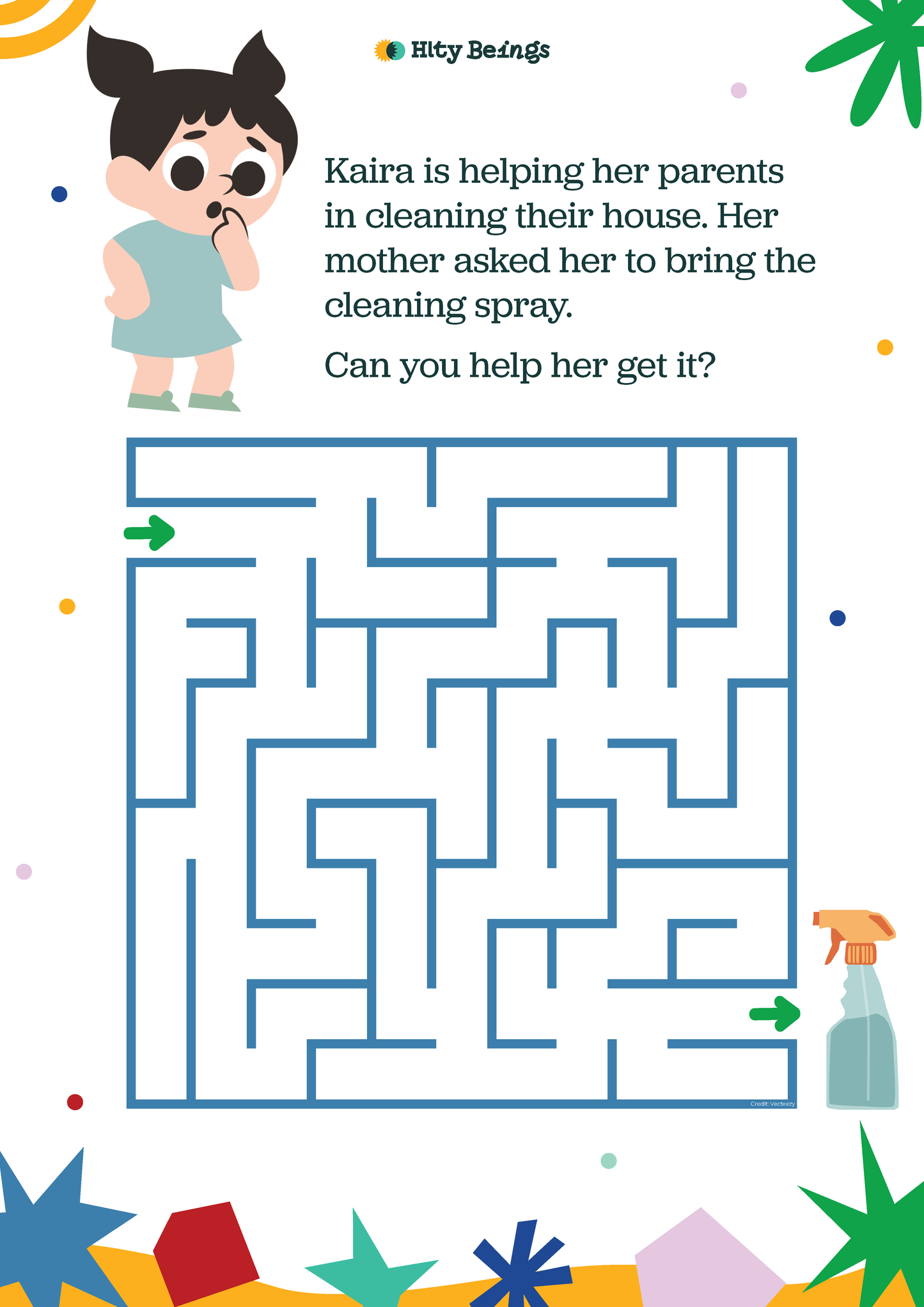 Hygiene Activity Sheets — Free Printable UKG (Set of 5)