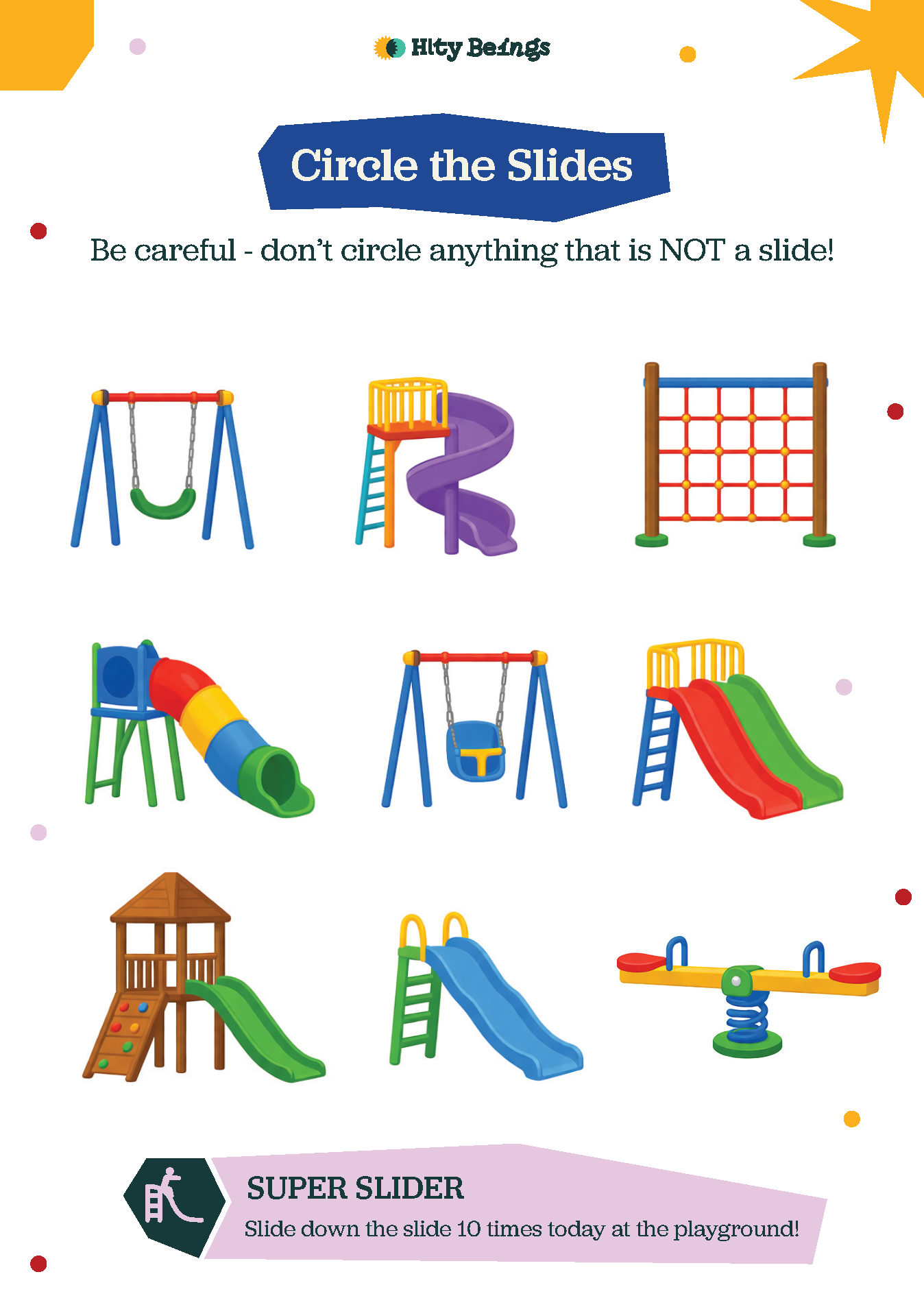 Sports Activity Sheets — Free Printable LKG (Set of 5)
